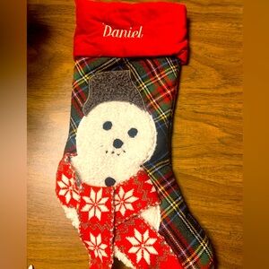 New Pottery Barn “Daniel” Stocking